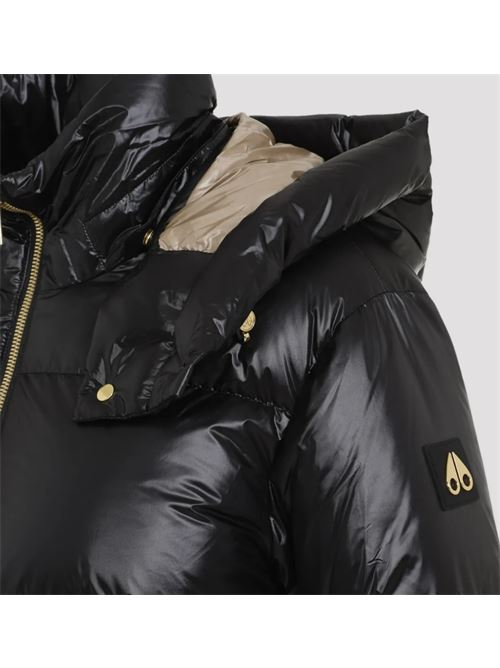 MOONSTONE JACKET GOLD MOOSE KNUCKLES | M35LJ148G292 BLACK